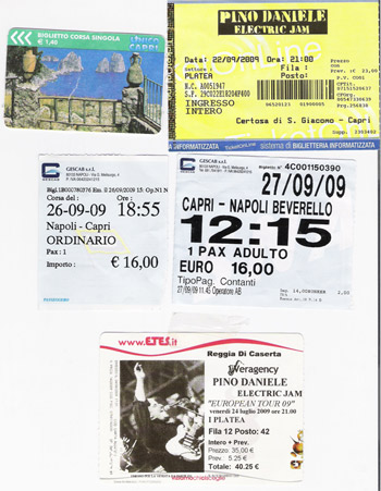 biglietto funicolare capri - biglietto certosa - biglietti aliscafo A/R - biglietto caserta